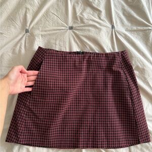 Urban Outfitters Black and Red A-Line Skirt